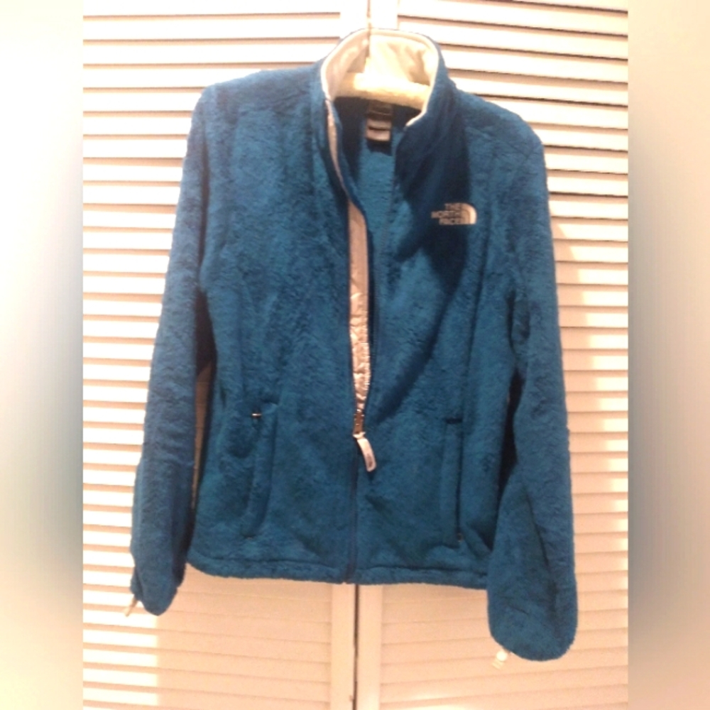 The North Face Fleece, Dark Blue Glacier, Full Zip Fleece Jacket, Women's Small